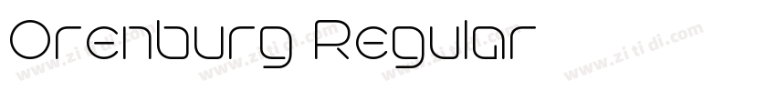 Orenburg Regular字体转换 Orenburg Regular字体转换